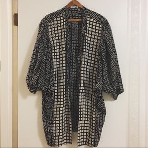 Vintage Bubble Sleeve Kimono